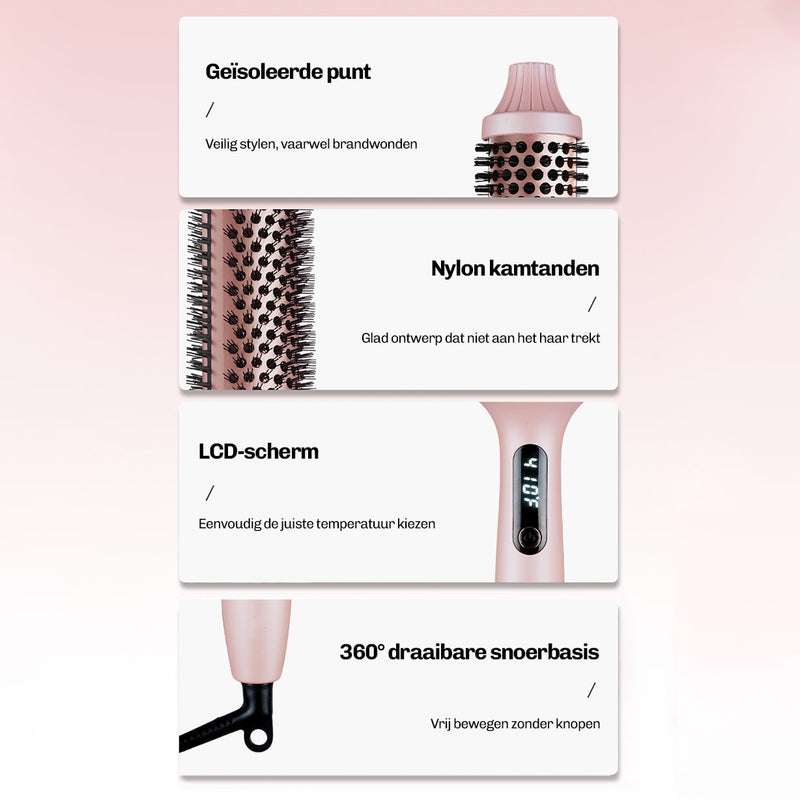 Warme Rondborstel voor Volume